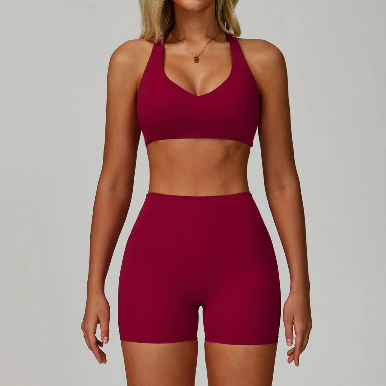 NLW 2-3PCS  Women Fitness Set High Waist