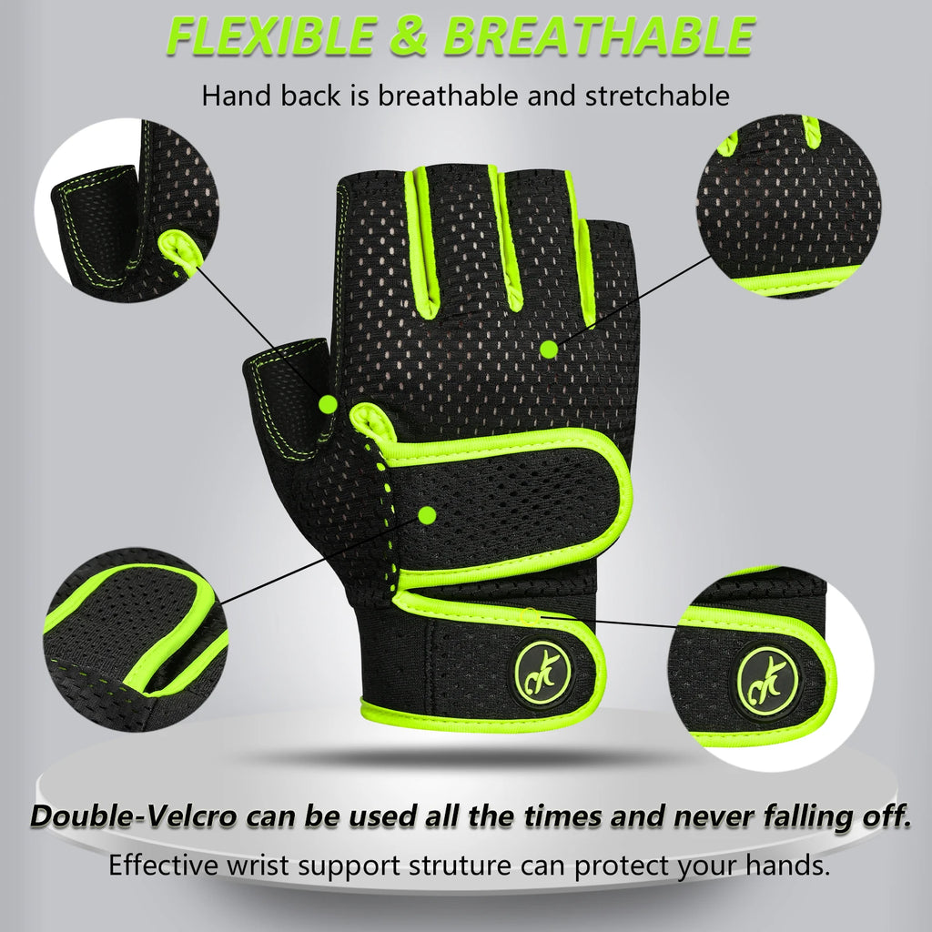 NLW Unisex Full-Palm Protection Fitness Gloves