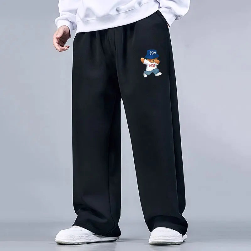 NLA Men's Plus Size 100% Cotton Sports Trousers