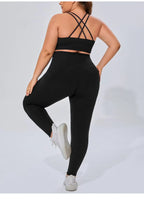 NLW Plus Seamless 2-Piece Fitness Set – High-Performance Quick-Dry Workout Suit