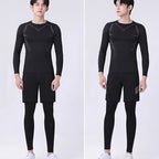 NLW Men's Quick-Dry Tight Training Jersey – High-Compression Gym & Running Shirt