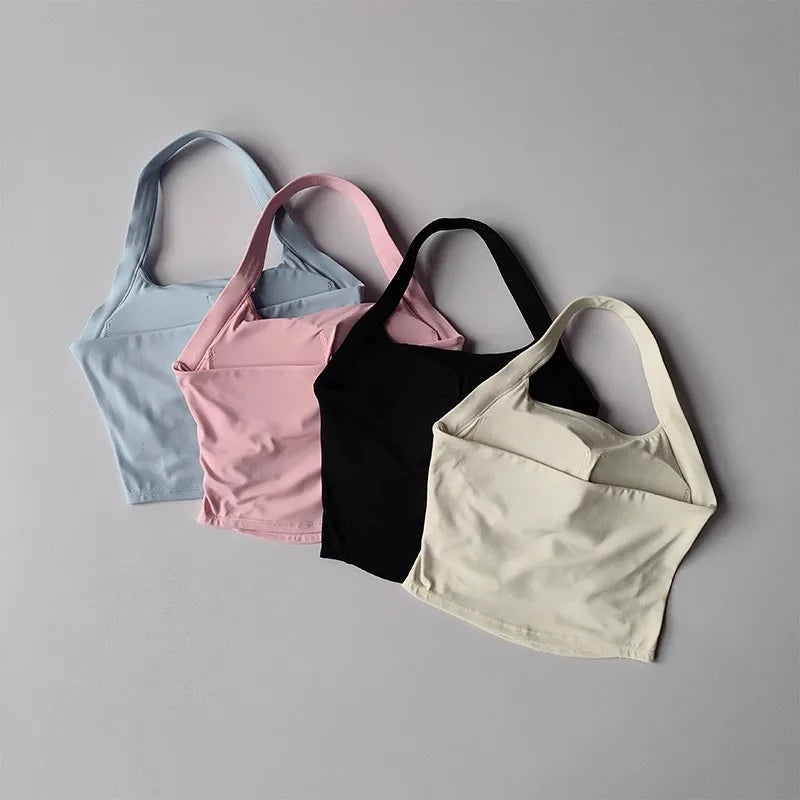 NLW Hanging Neck Sports Backless Bra