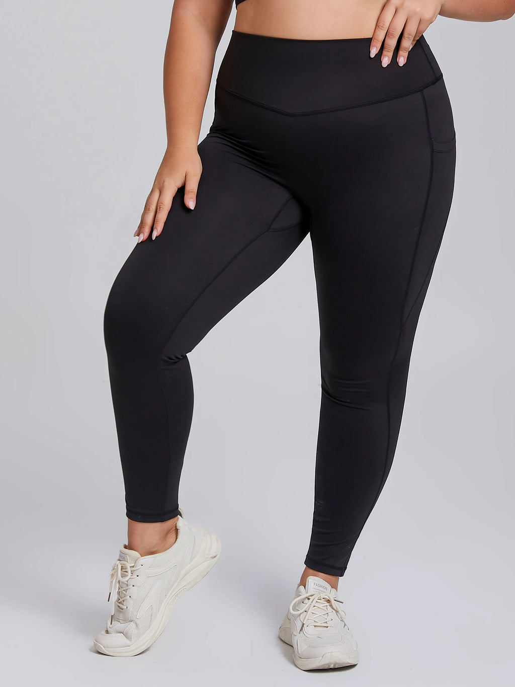 Premium 2-Piece Plus Size Sports Set – High-Performance Yoga & Fitness Wear