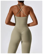 NLW Elite Seamless 2-Piece Yoga Set – High-Performance Compressed Fitness Suit