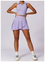 NLW Nude-Feel 2-Piece Summer Outdoor Yoga & Tennis Set