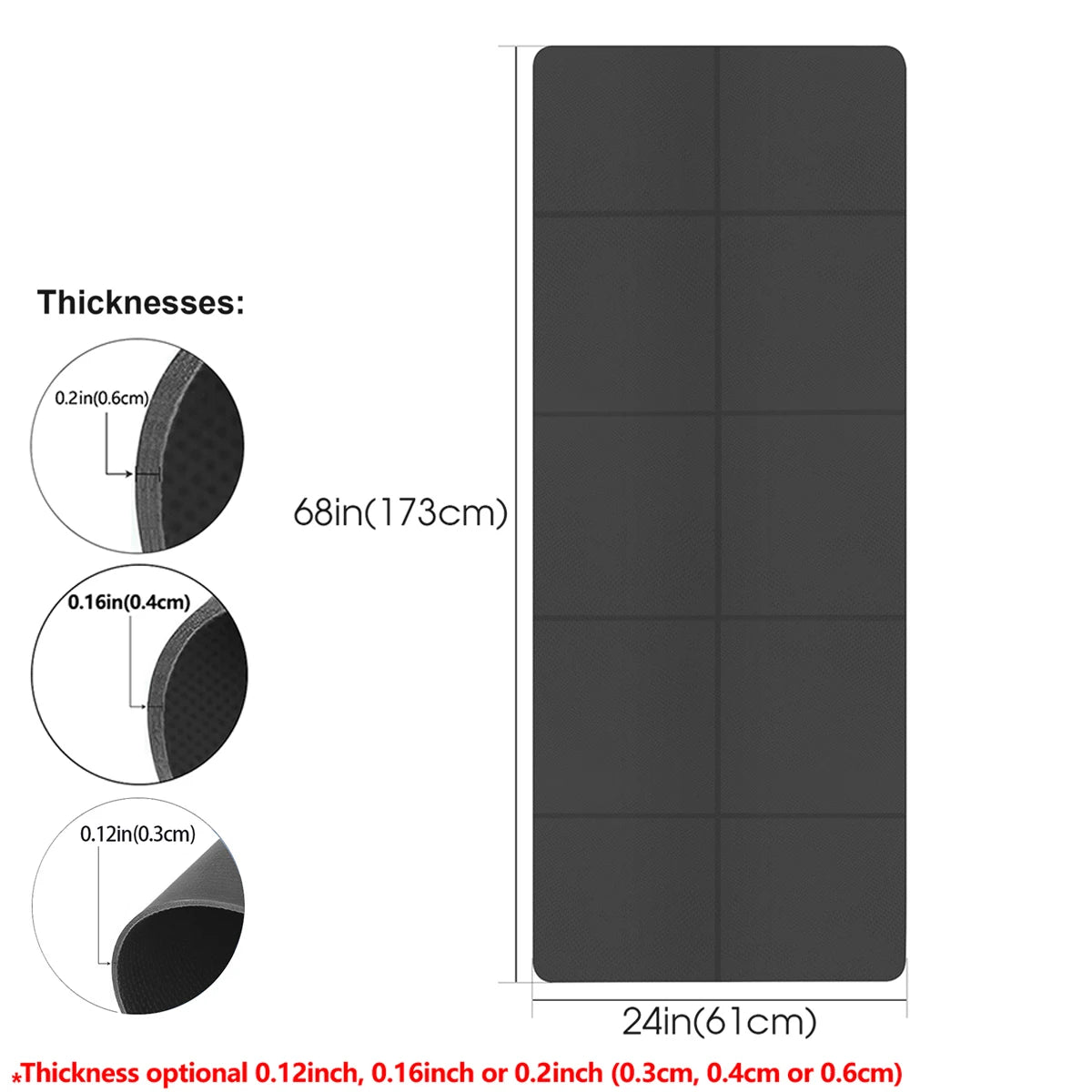 NLW Premium 6mm Foldable Exercise Mat