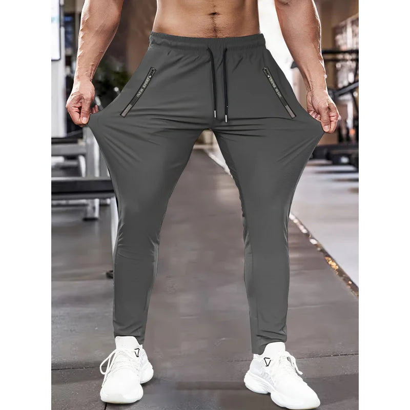 NLW Men's High-Stretch Sport Slacks – Breathable Training Joggers & Hiking Track Pants