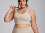 Premium 2-Piece Plus Size Sports Set – High-Performance Yoga & Fitness Wear