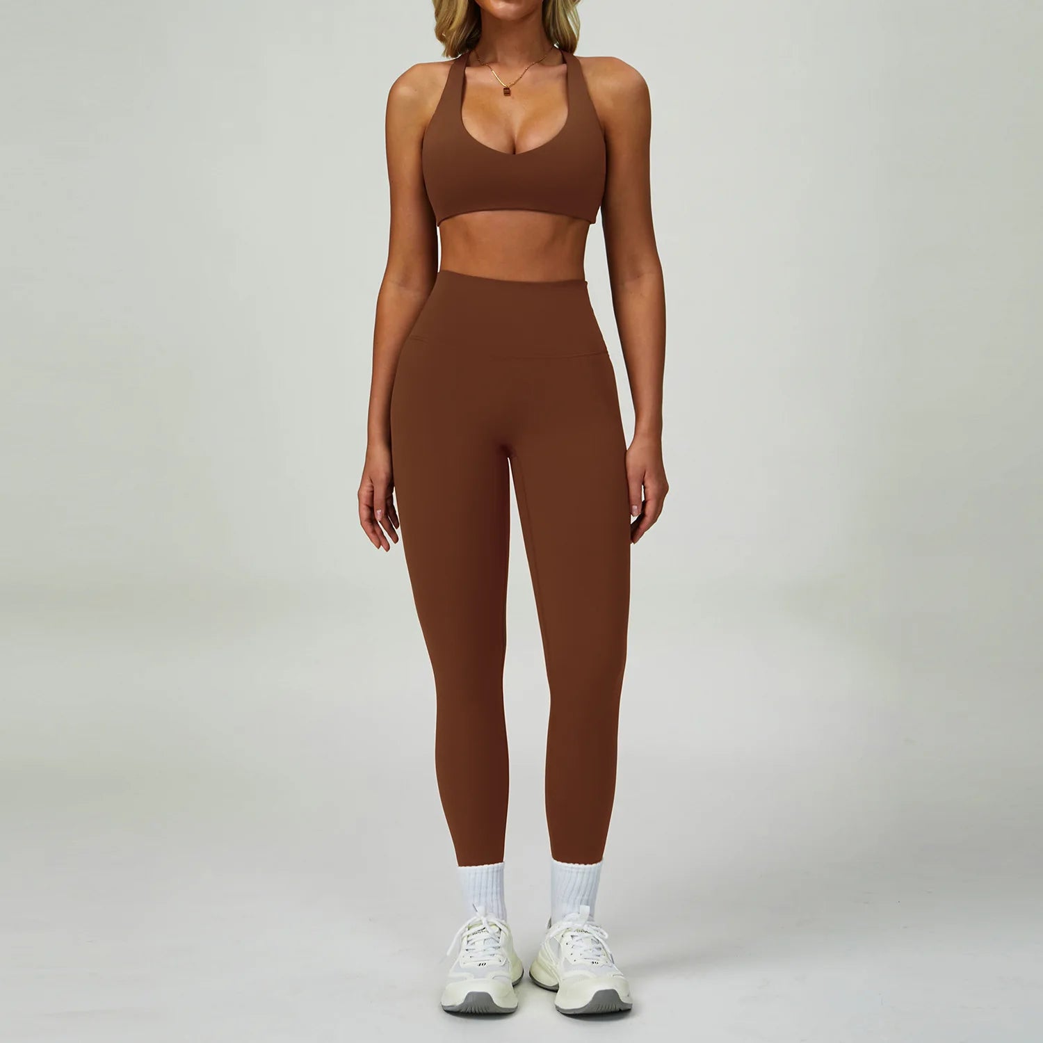 NLW 2-3PCS  Women Fitness Set High Waist