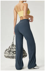 NLW Second-Skin Flared Leggings – Ultra-Elastic High-Waist Studio Yoga Pants