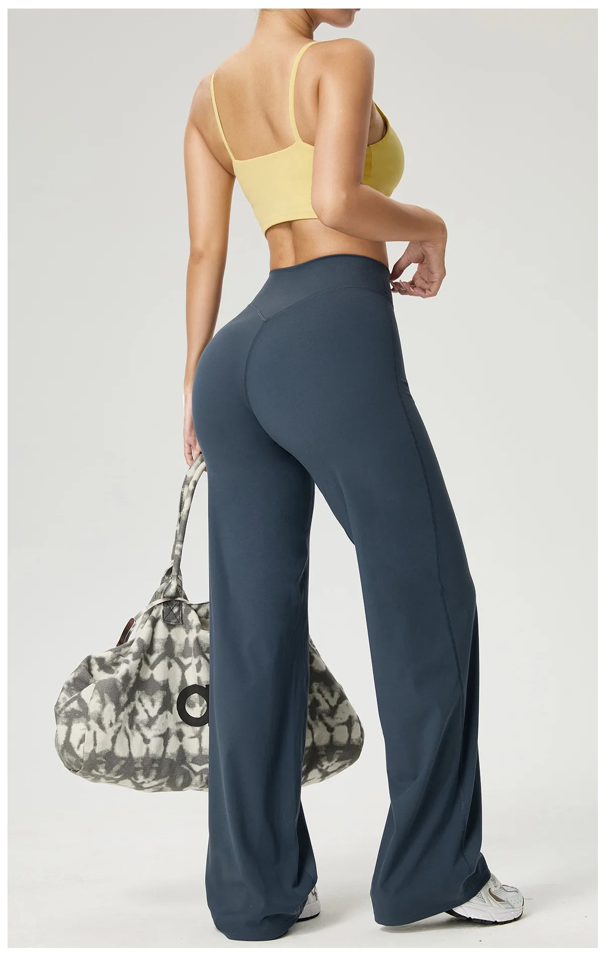 NLW Second-Skin Flared Leggings – Ultra-Elastic High-Waist Studio Yoga Pants