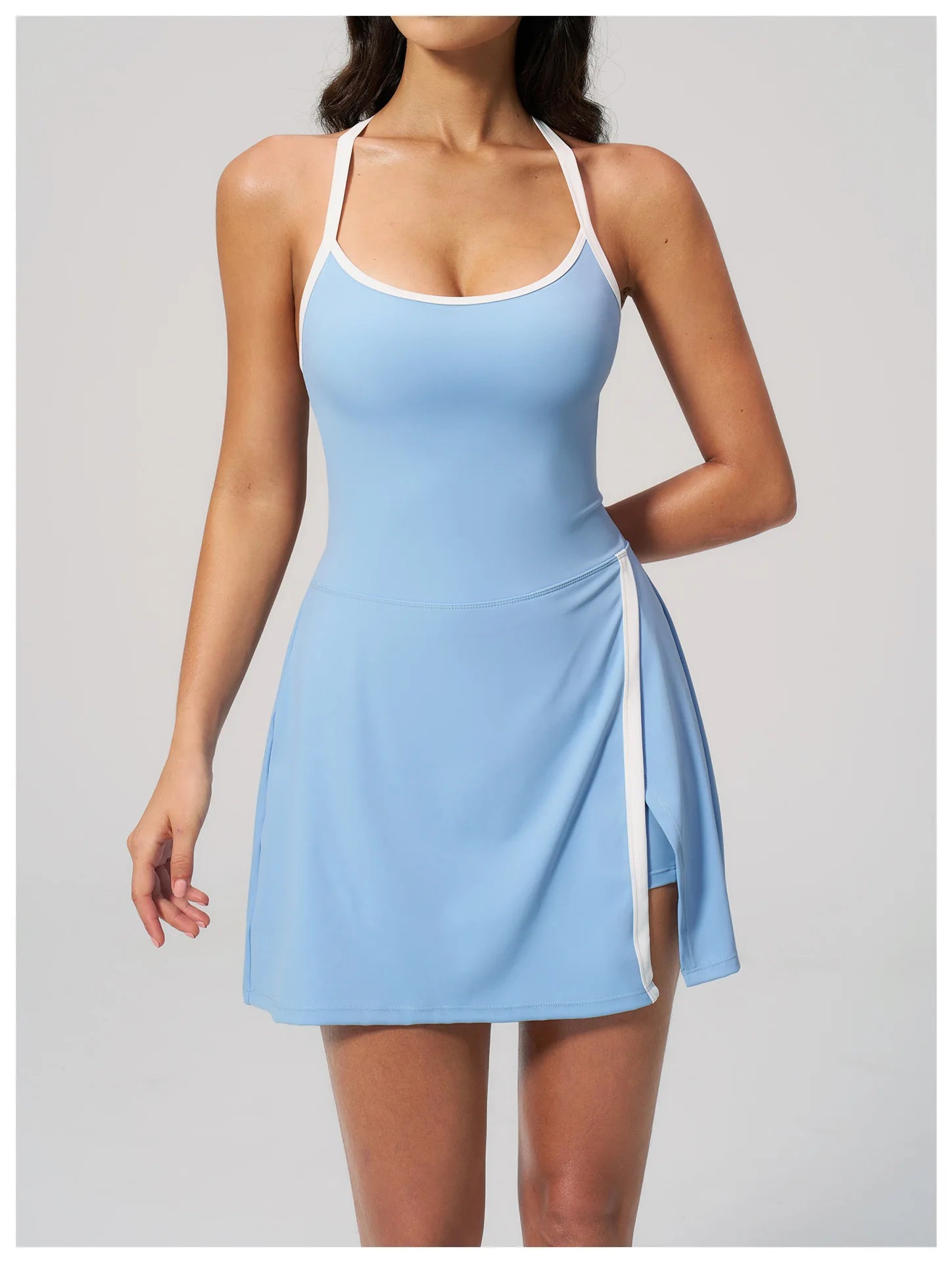 NLW Women's Short Workout Romper with Pocket