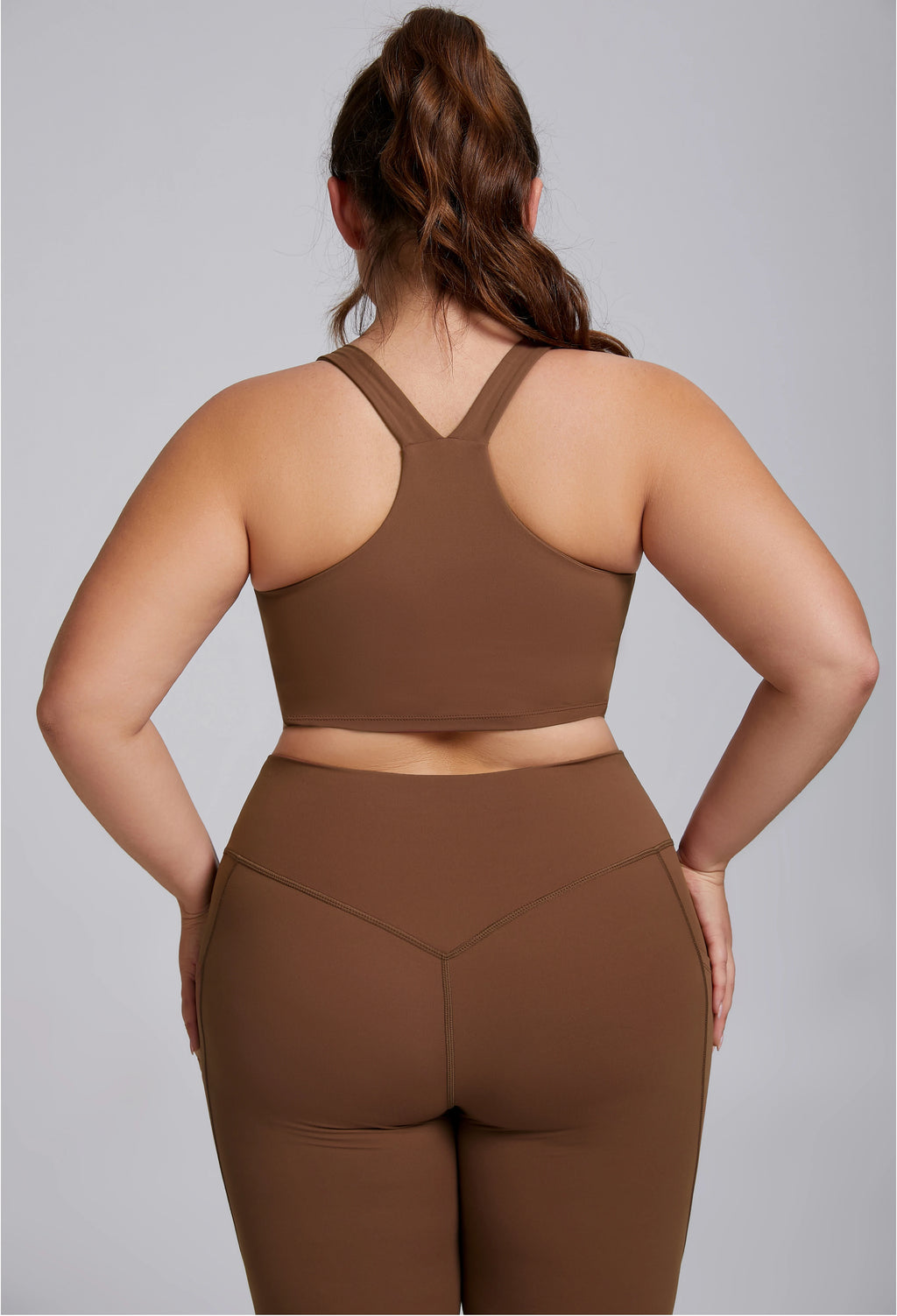 Premium 2-Piece Plus Size Sports Set – High-Performance Yoga & Fitness Wear