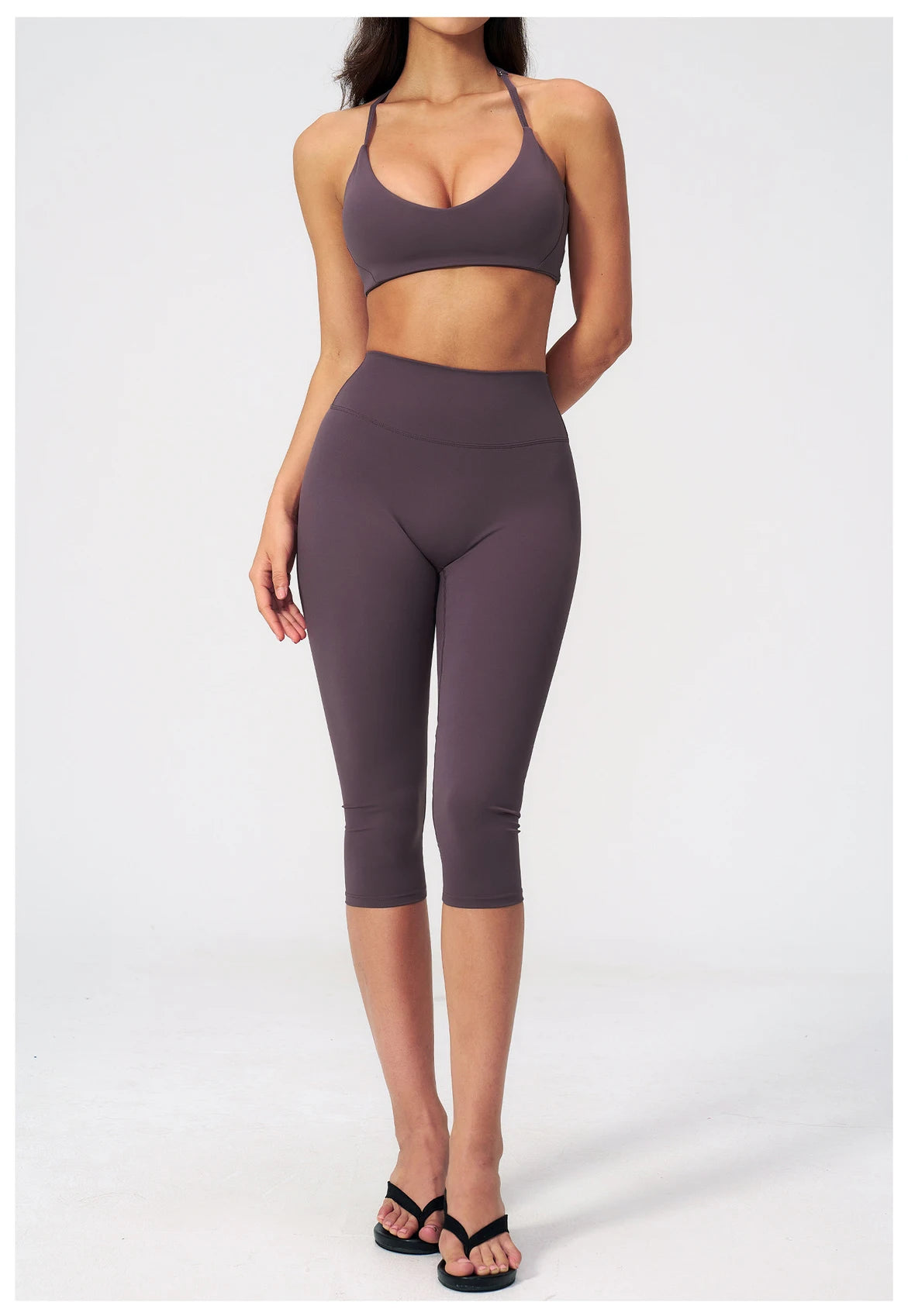 NLW- 2-Piece Seamless Capri Workout Set