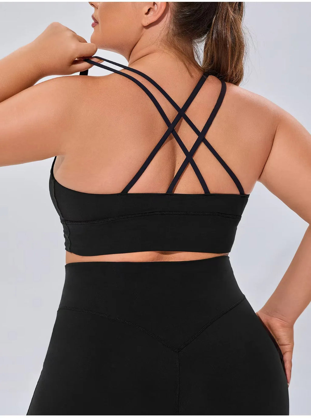 NLW Plus Seamless 2-Piece Fitness Set – High-Performance Quick-Dry Workout Suit