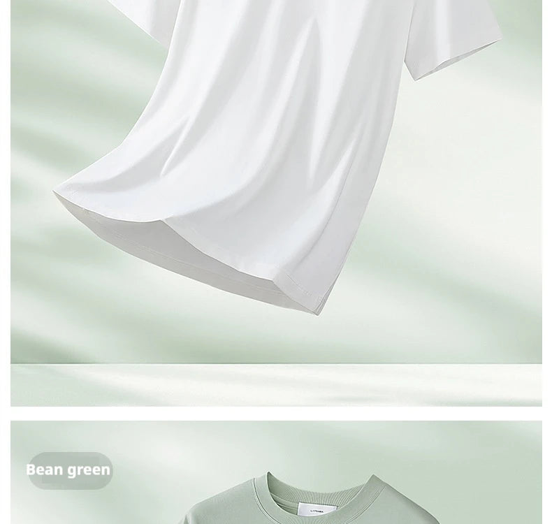 NLW Men Premium Bamboo & Cotton Cool Tee – Ultra-Soft Moisture-Wicking Summer T-Shirt