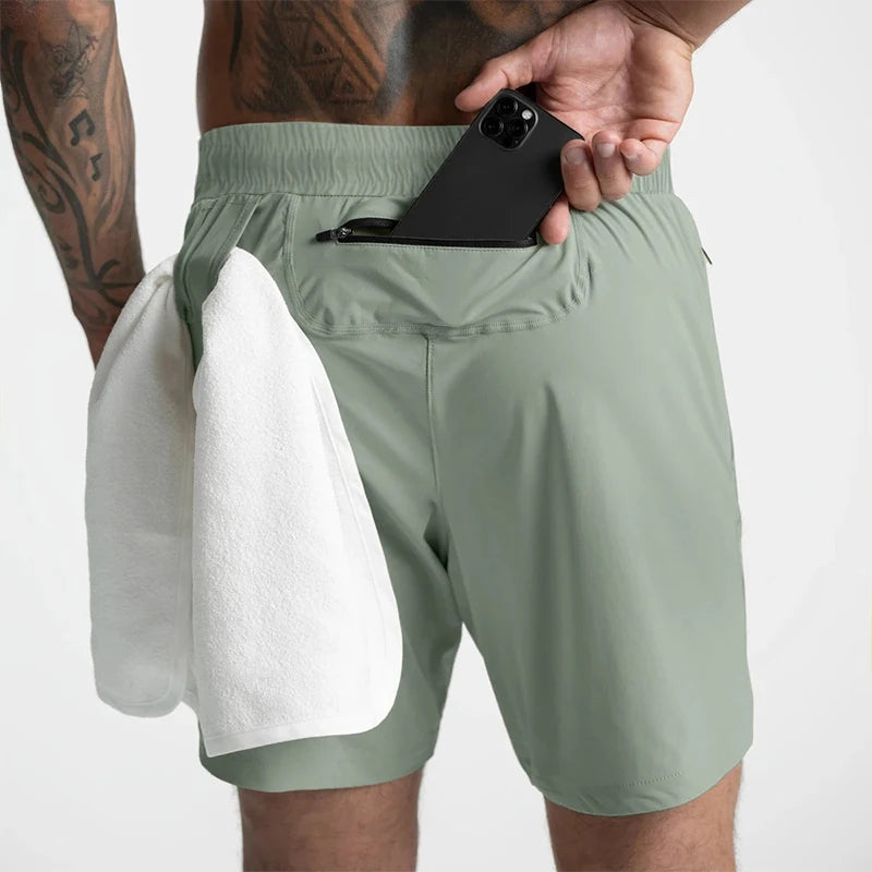 NLW Men's Summer Drawstring Workout Jogger Pants