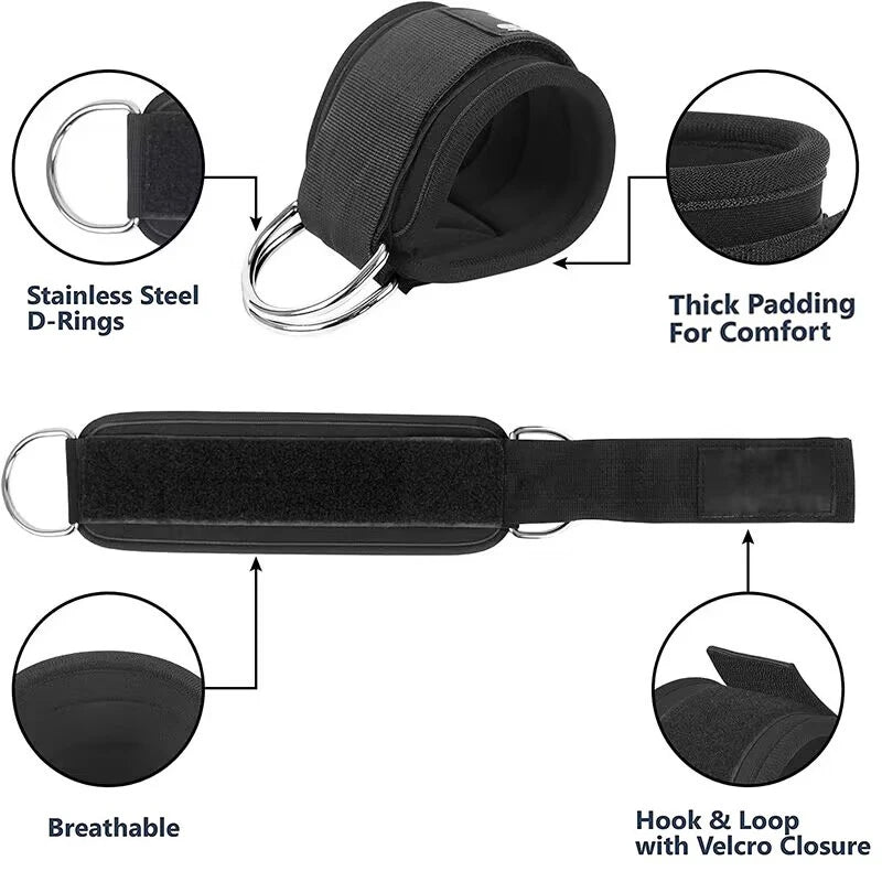 NLW Ankle Straps Resistance Bands Set