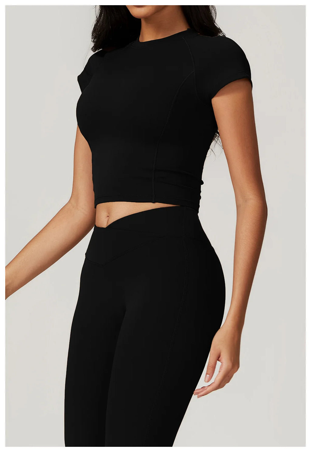 NLW Short-Sleeve Athletic Top & Leggings