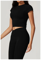NLW Short-Sleeve Athletic Top & Leggings