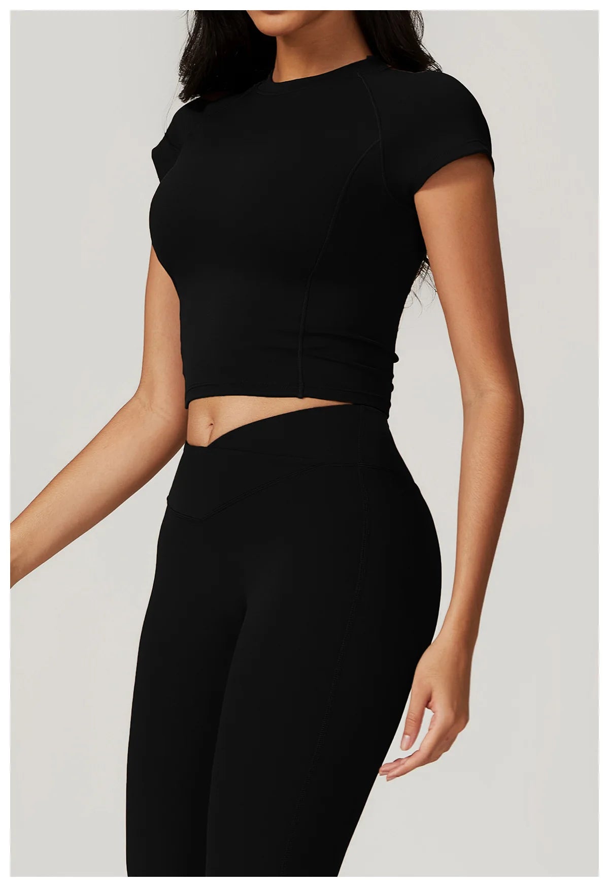 NLW Short-Sleeve Athletic Top & Leggings