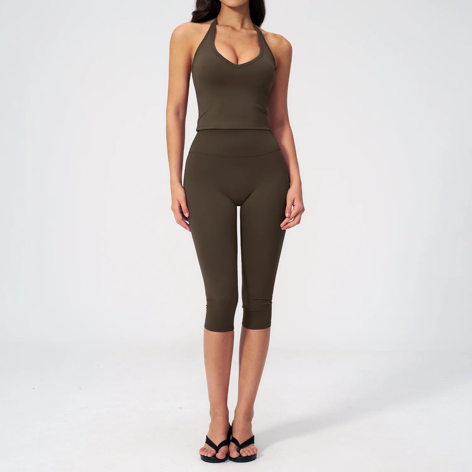 NLW- 2-Piece Seamless Capri Workout Set