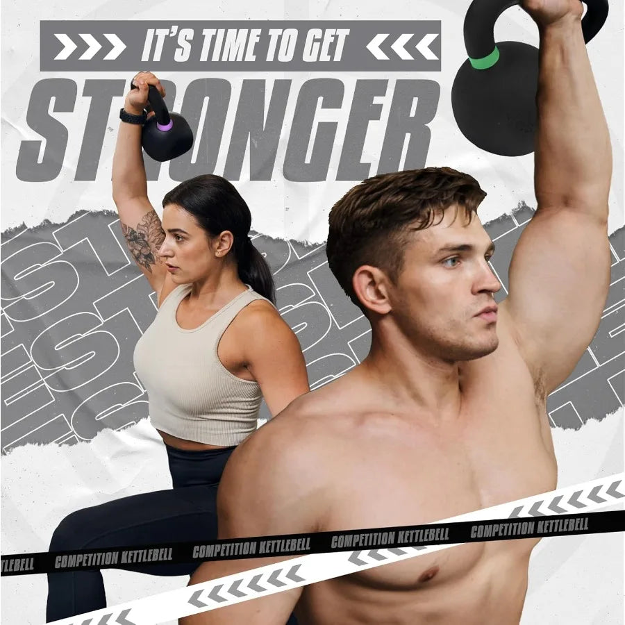 NLW Premium Cast Iron Kettlebell | Strength Training Equipmen