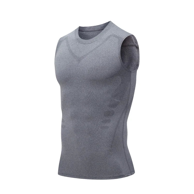 NLW Men's High-Performance Gym Singlet – Quick-Dry Bodybuilding Workout Muscle Tank
