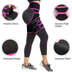 NLW 3-in-1 Waist Trainer & Thigh Trimmer – High-Waist Butt Lifting Sweat Belt