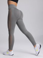 High-Waisted Butt-Lifting Gym Leggings – Seamless Tummy Control Yoga Pants