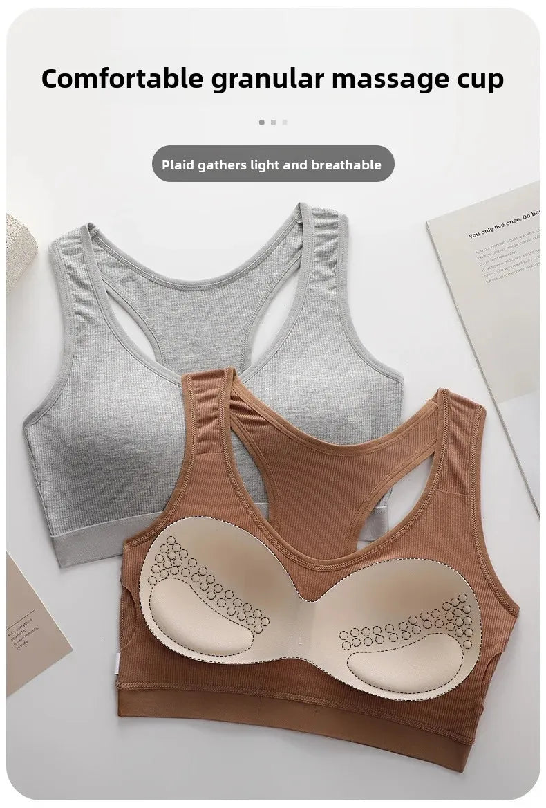 NLW Seamless Pure Cotton Sports Bra