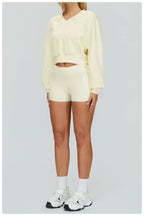 High-Waist Push-Up Yoga Shorts