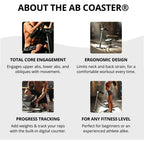 NLW Premium Curved Track Ab Coaster & Core Trainer Machine