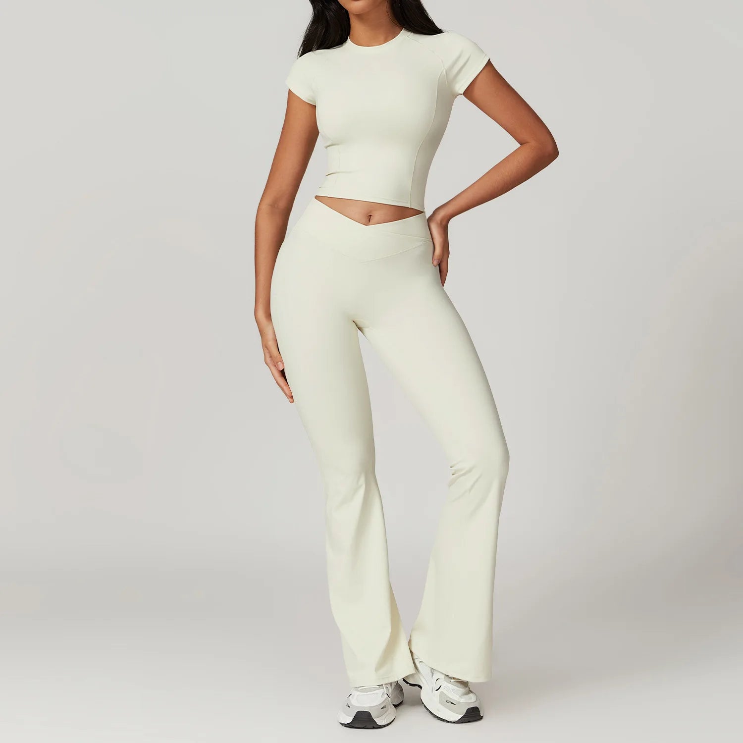 NLW Short-Sleeve Athletic Top & Leggings