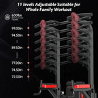 NLW -Pooboo Power Tower Dip Station Pull Up Bar