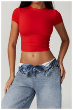 Short-Sleeve Yoga & Running Workout Top
