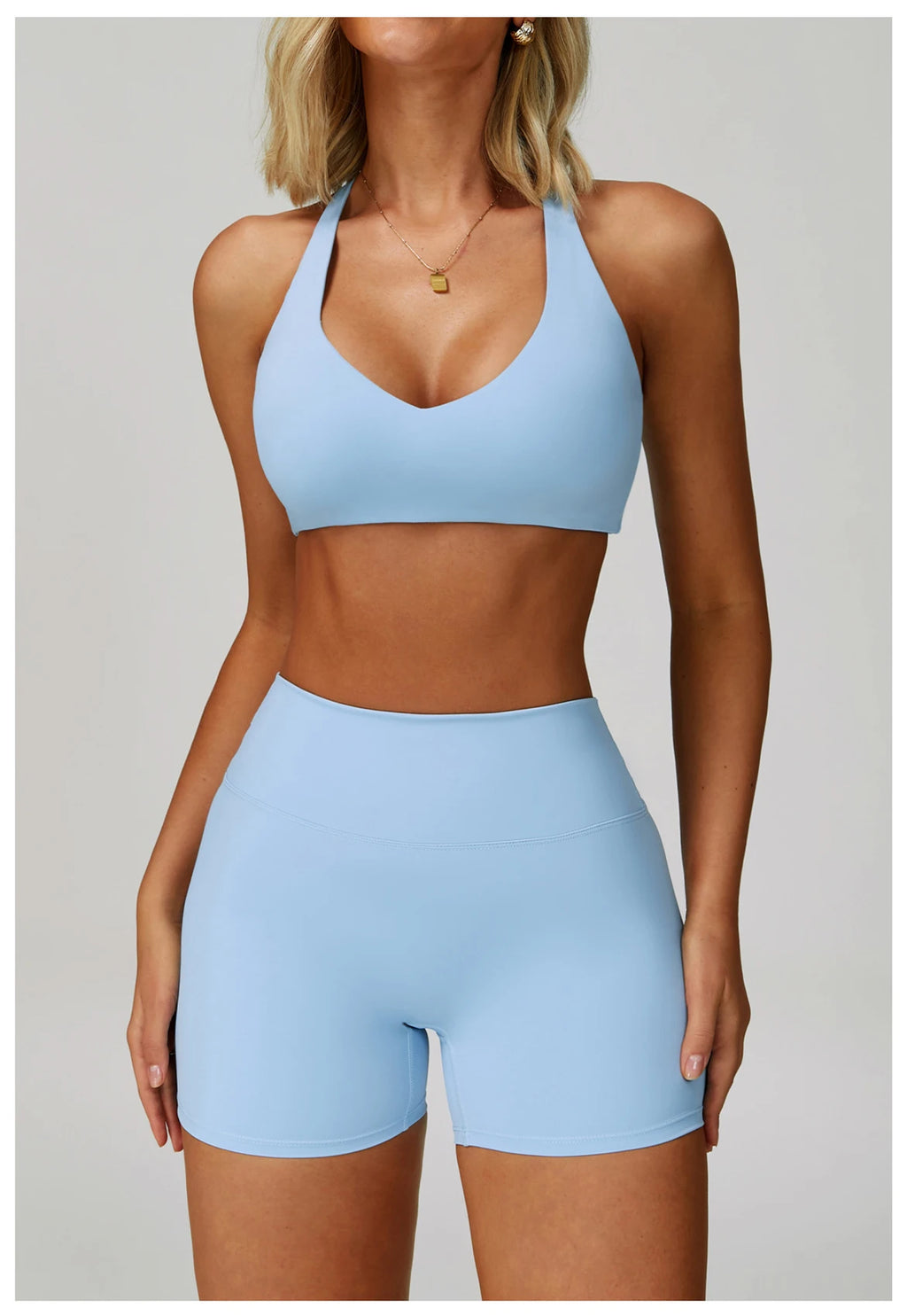 NLW 2-3PCS  Women Fitness Set High Waist