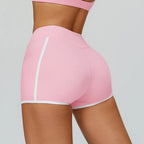 High-Waist Push-Up Yoga Shorts