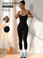NLW Sleeveless Gym Bodysuit & Workout Romper