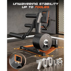 NLW 4-in-1 Heavy Duty Leg Extension & Curl Machine – 700 lbs Capacity Home Gym Quad & Hamstring Station
