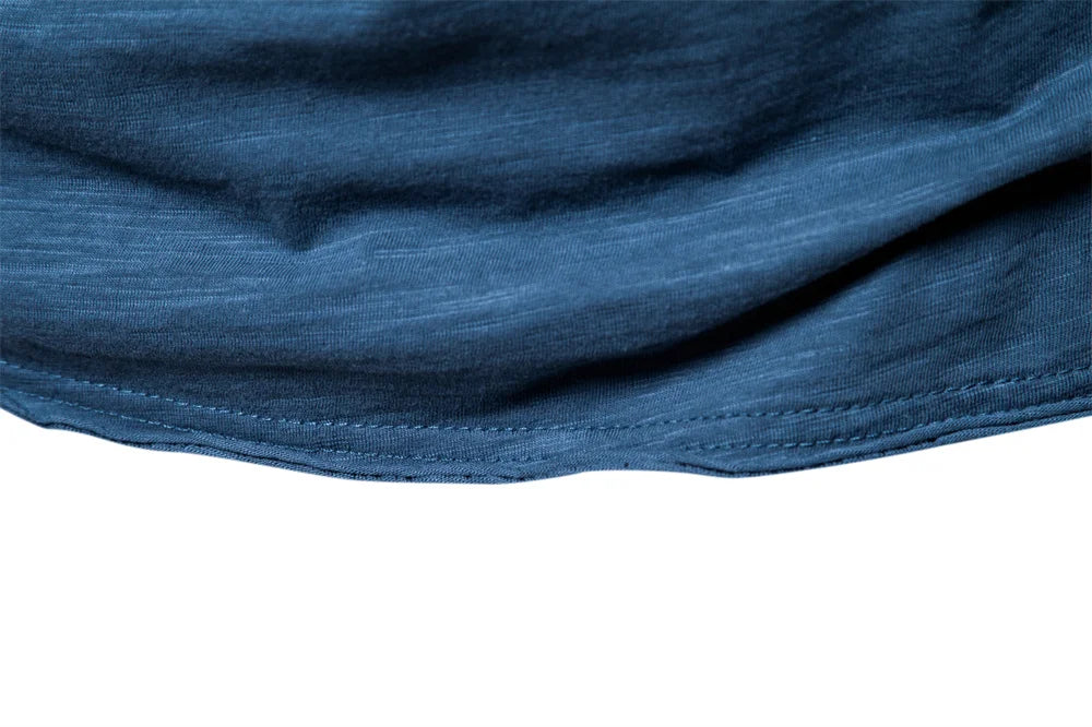 NLW Men’s Premium V-Neck Tee – 100% Cotton Slim Fit Shirt