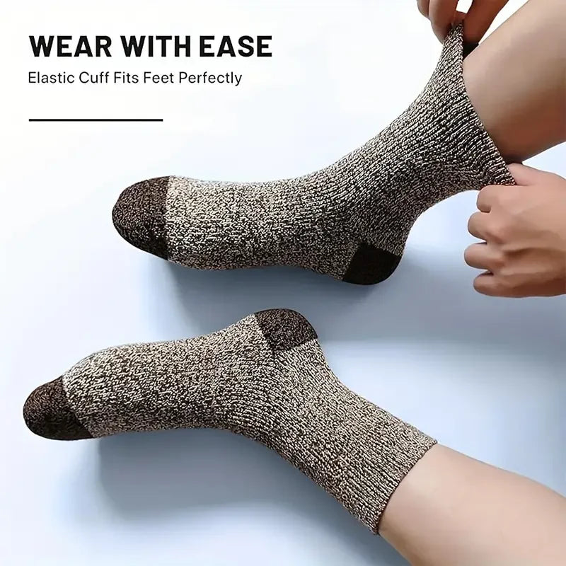 5 Pairs Thermal Socks for Cold Weather