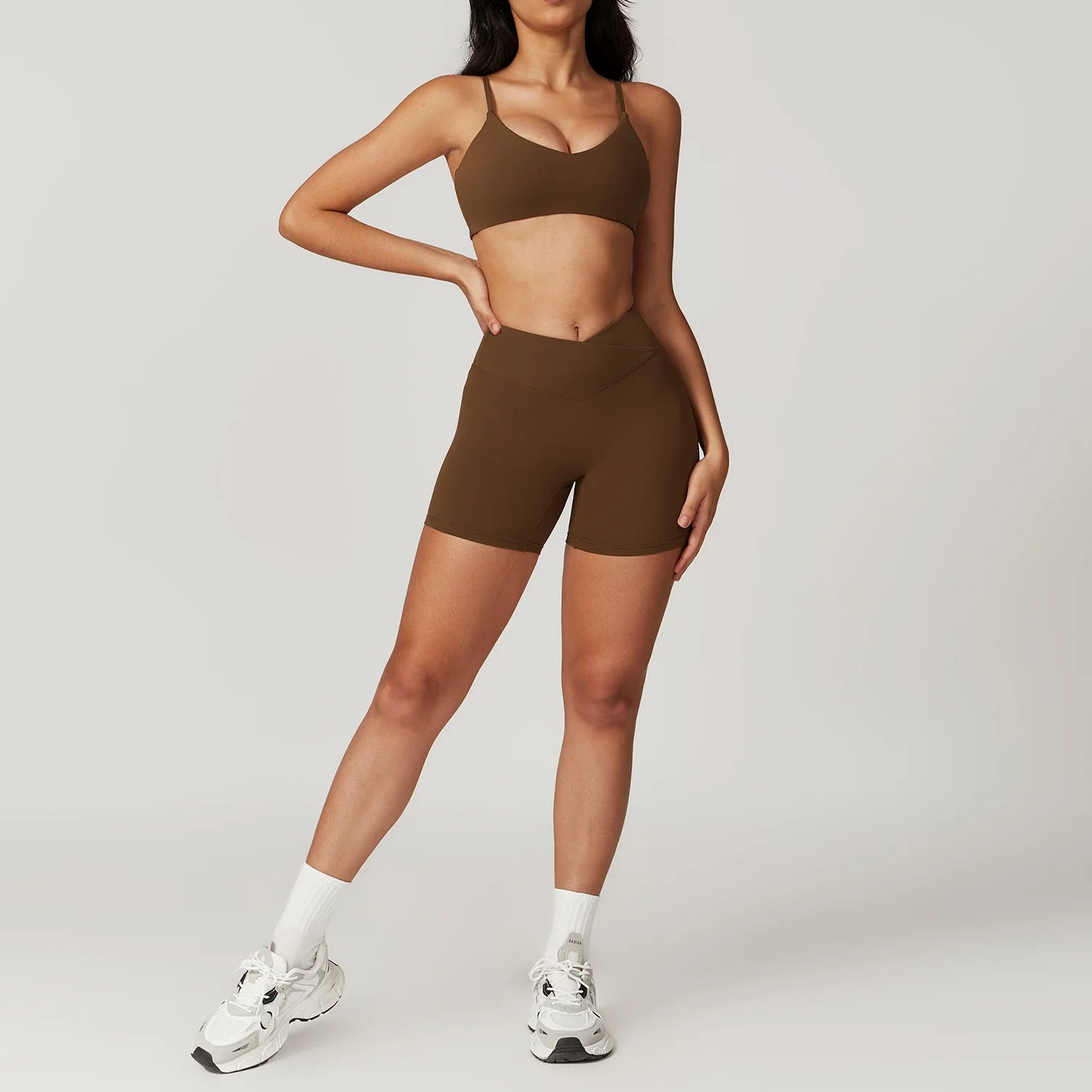 NLW Short-Sleeve Athletic Top & Leggings