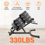 NLW Multi-Functional Foldable Roman Chair – 5-Position Hyperextension Back & Core Exercise Bench