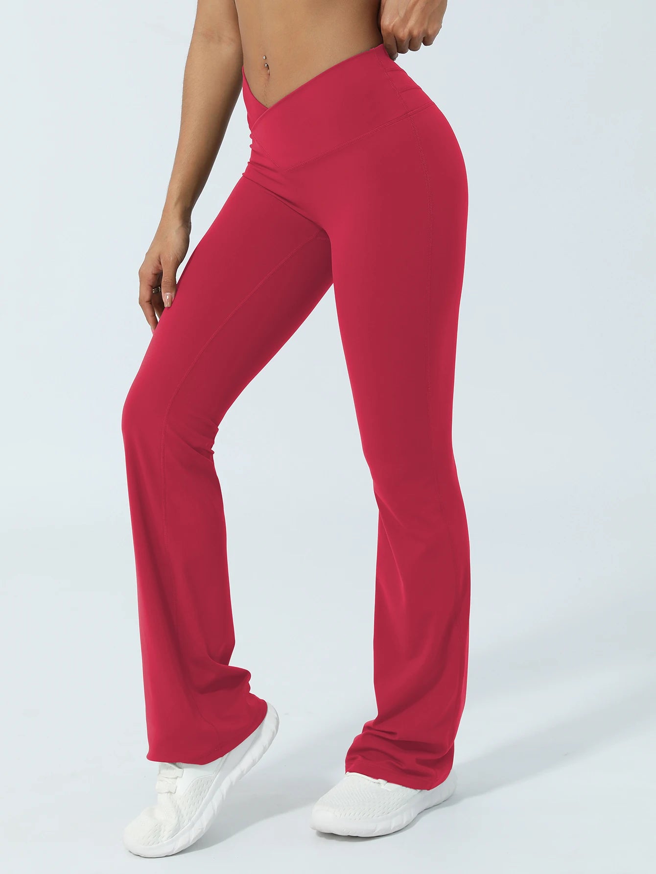 NLW Women's Premium Nylon Sculpting Fitness Trousers