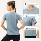 Women's Ice Silk Loose-Fit Training T-Shirt