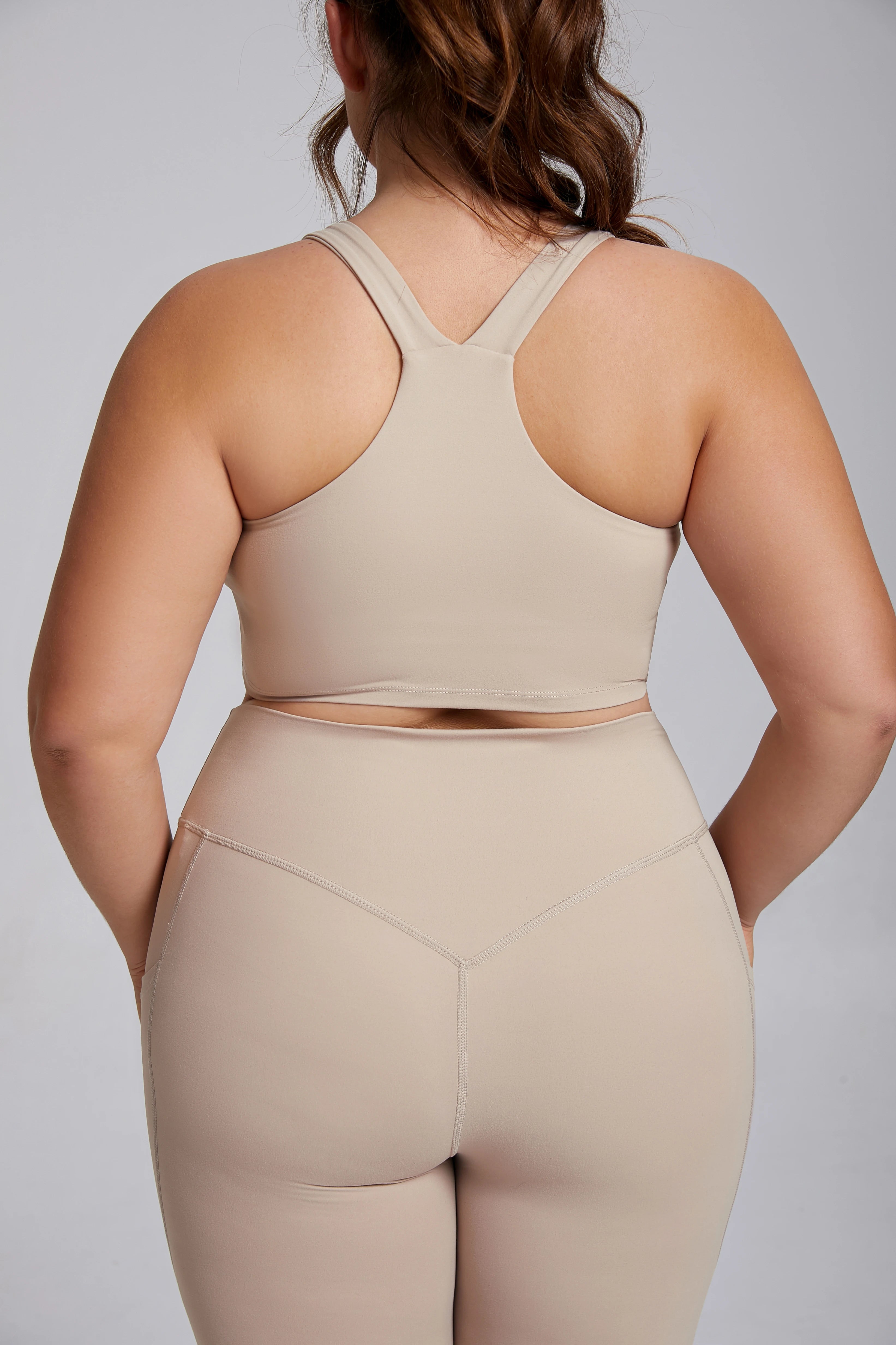 Premium 2-Piece Plus Size Sports Set – High-Performance Yoga & Fitness Wear