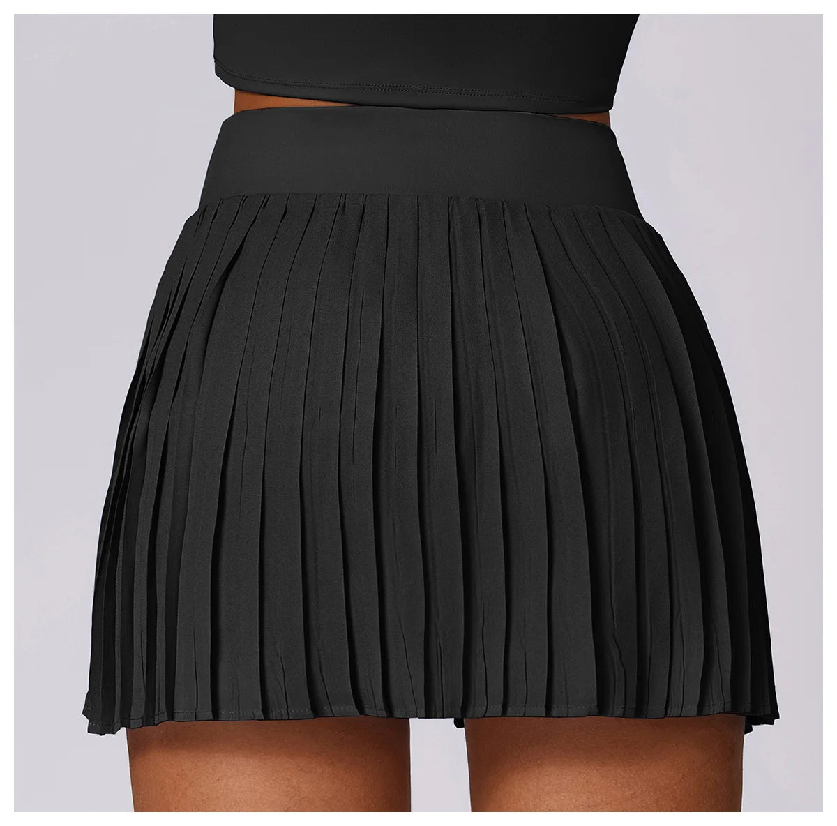 Solid Sports Running & Dance Skirt