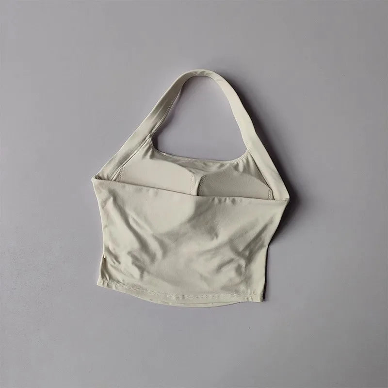 NLW Hanging Neck Sports Backless Bra