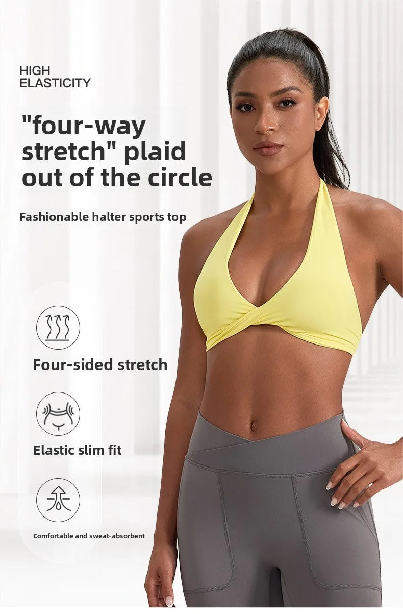 NLW Criss Cross Back Yoga sports Bras
